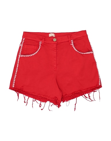 ELISABETTA FRANCHI Shorts & Bermuda Coral 98% Cotton, 2% Elastane