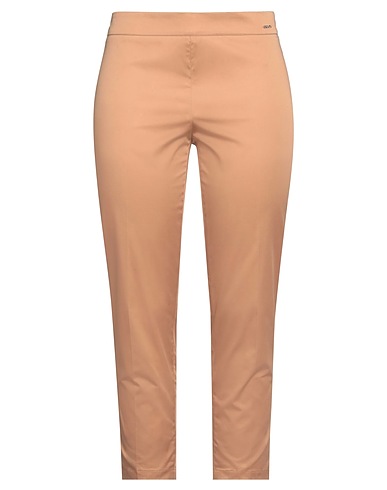 SEVENTY VENEZIA Casual pants Camel 96% Cotton, 4% Elastane