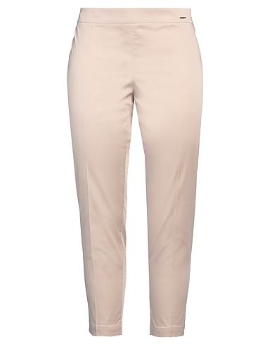 SEVENTY VENEZIA Casual pants Beige 96% Cotton, 4% Elastane