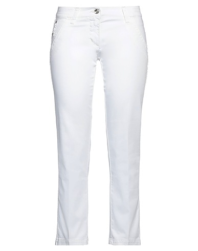 JACOB COHЁN Casual pants White 97% Cotton, 3% Elastane