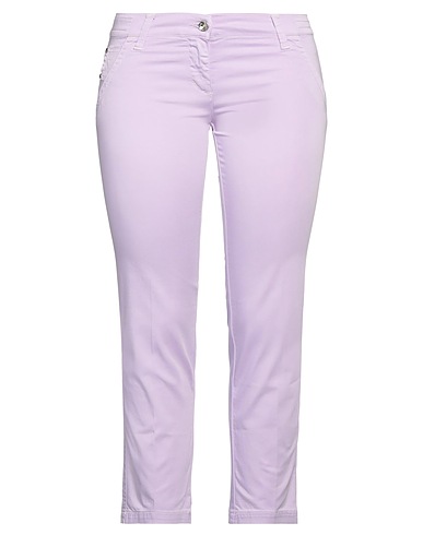 JACOB COHЁN Casual trouser Lilac 97% Cotton, 3% Elastane
