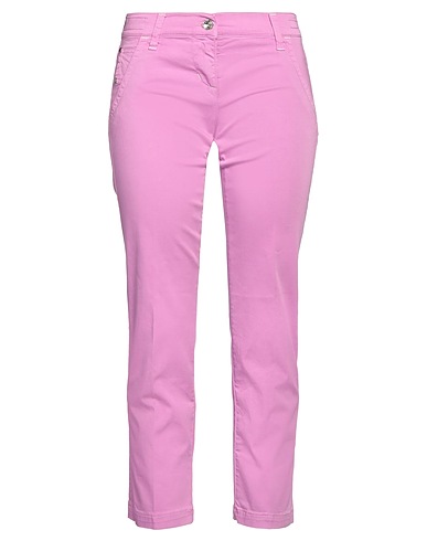 JACOB COHЁN Casual trouser Purple 97% Cotton, 3% Elastane
