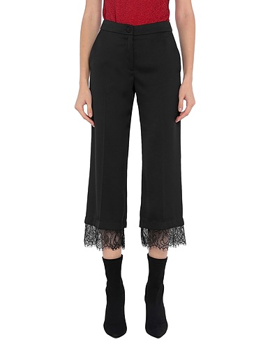 TWINSET Casual trouser Black 100% Polyester