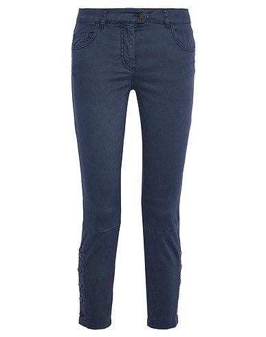 BELSTAFF Casual pants Midnight blue 96% Cotton, 4% Elastane