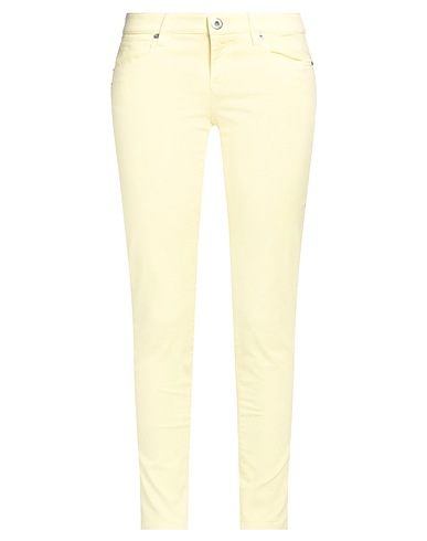 LATINO' Casual trouser Pastel yellow 97% Cotton, 3% Lycra®