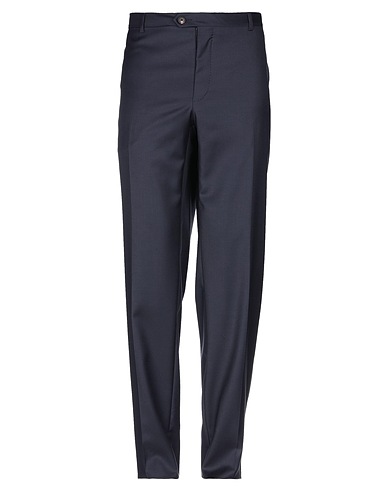 PAL ZILERI Casual pants Midnight blue 100% Wool