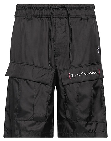 MARCELO BURLON Shorts & Bermuda Black 100% Polyamide, Polyester