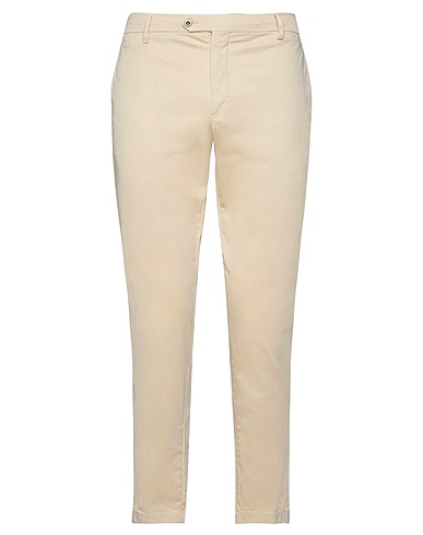 BE ABLE Casual trouser Beige 97% Cotton, 3% Elastane