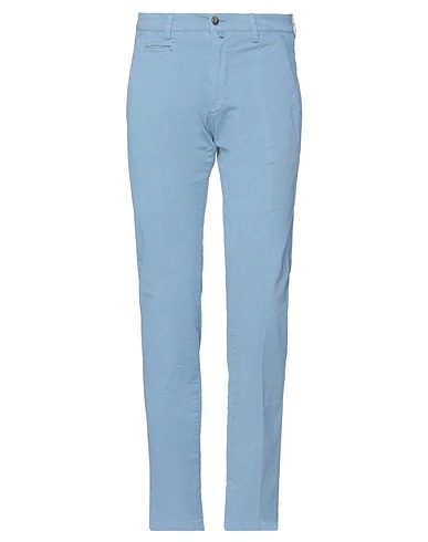 BRIGLIA 1949 Casual trouser Sky blue 97% Cotton, 3% Elastane