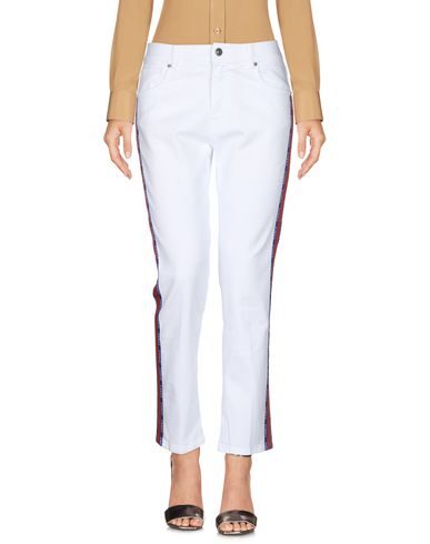 Shop Gaelle Paris Gaëlle Paris Woman Pants White Size 27 Cotton, Elastane