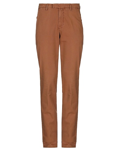 BRIGLIA 1949 Casual trouser Brown 98% Cotton, 2% Elastane
