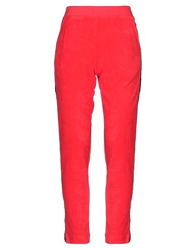 MANILA GRACE Casual trouser Red 100% Cotton