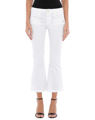 Shop My Twin Twinset Woman Pants White Size 31 Cotton, Elastane