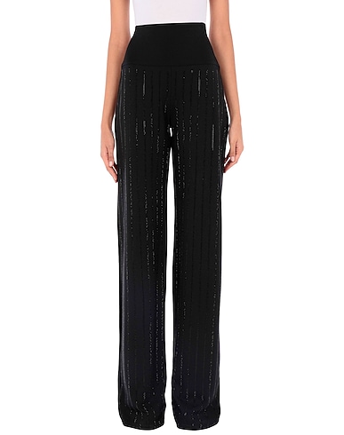 PHILIPP PLEIN Casual trouser COUTURE Black 70% Viscose, 22% Polyester, 8% Elastane