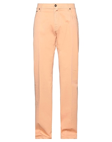 CORNELIANI ID Casual pants Salmon pink 97% Cotton, 3% Elastane