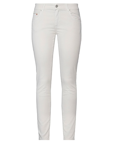 CARE LABEL Pantalone Grigio chiaro 98% Cotone, 2% Elastan