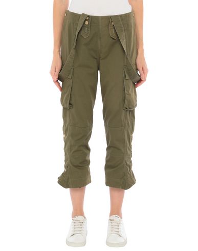 Click to view more detailed imagery on our partner's website History Repeats Cropped Pants & Culottes In Military Green