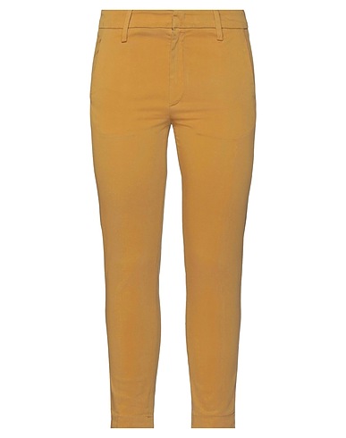 DONDUP Pantalone Giallo ocra 98% Cotone, 2% Elastan