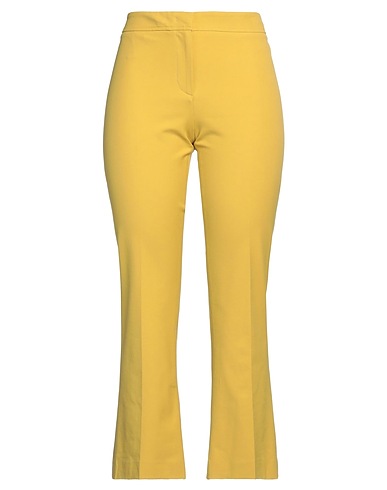 QL2  QUELLEDUE Casual trouser Mustard 95% Cotton, 5% Lycra®