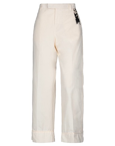 THE GIGI Casual trouser Ivory 100% Cotton