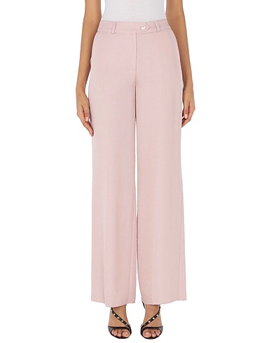 LIVIANA CONTI Casual pants Pink 100% Triacetate