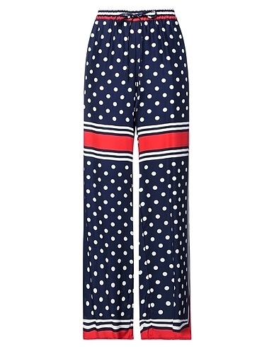 P.A.R.O.S.H. Casual trouser Midnight blue 100% Silk
