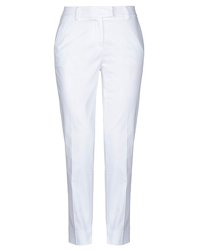 CAPPELLINI by PESERICO Pantalon Blanc 96% Coton, 4% Élasthanne
