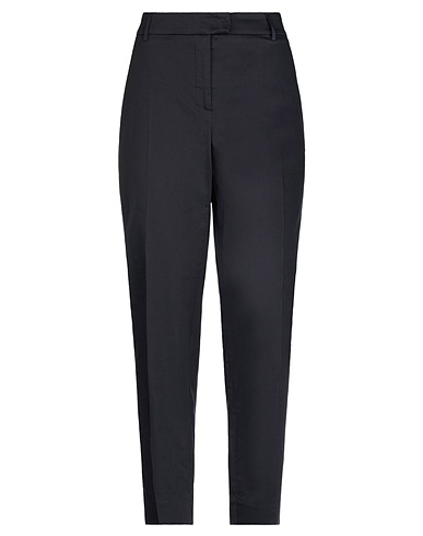 CAPPELLINI by PESERICO Pantalone Nero 96% Cotone, 4% Elastan