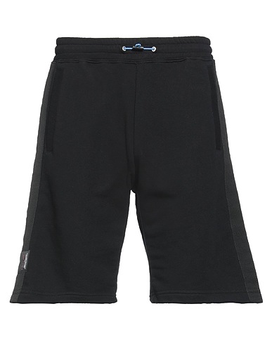 BEN TAVERNITI™ UNRAVEL PROJECT Shorts & Bermuda Black 100% Cotton, Viscose, Polyurethane