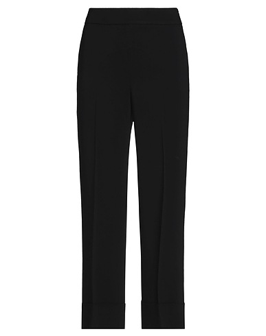 PESERICO パンツ ブラック レーヨン 96% / ポリウレタン 4%