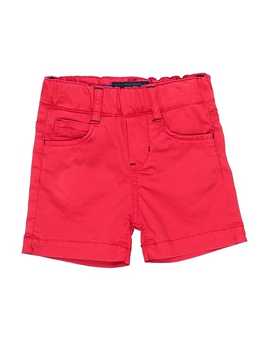 BUGATTI Shorts & Bermuda Rosso 98% Cotone, 2% Elastan