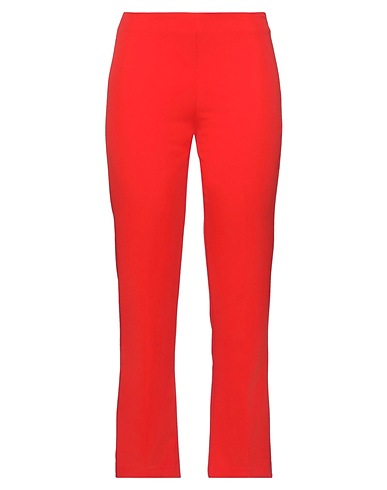 KATE BY LALTRAMODA Casual trouser Red 88% Polyester, 12% Elastane