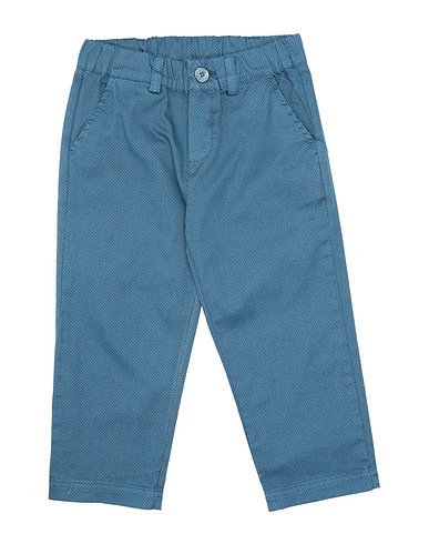 KID'S COMPANY Casual pants Slate blue 97% Cotton, 3% Elastic fibres