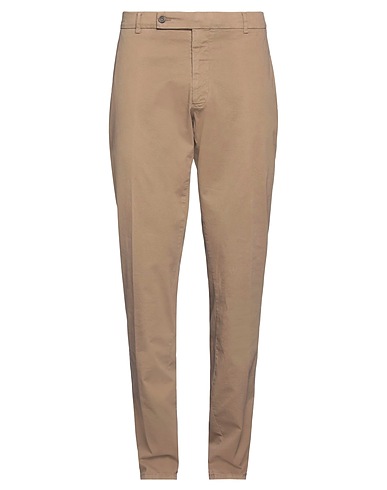 BERWICH Casual trouser Khaki 98% Cotton, 2% Elastane