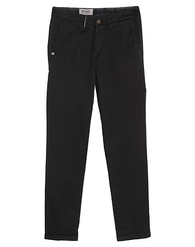 RE_HASH Casual trouser Black 97% Cotton, 3% Elastane