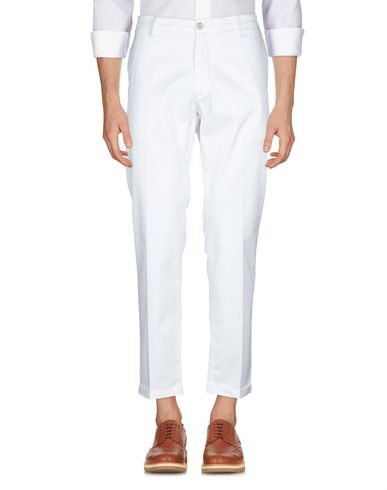 Shop Re-hash Re_hash Man Pants White Size 31 Cotton, Elastane