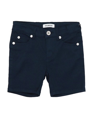 BIKKEMBERGS Shorts & Bermuda Midnight blue 98% Cotton, 2% Elastane