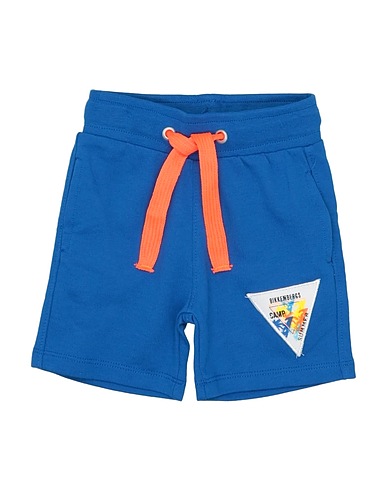 BIKKEMBERGS Shorts & Bermuda Blue 100% Cotton