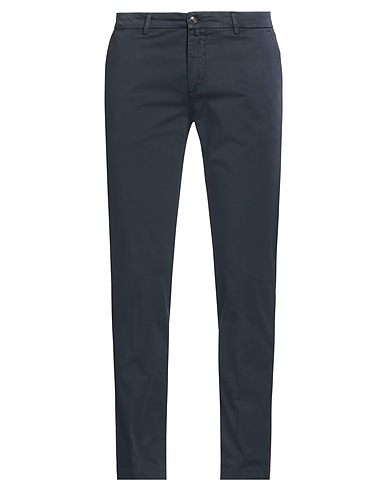 BRIGLIA 1949 Casual trouser Navy blue 97% Cotton, 3% Elastane