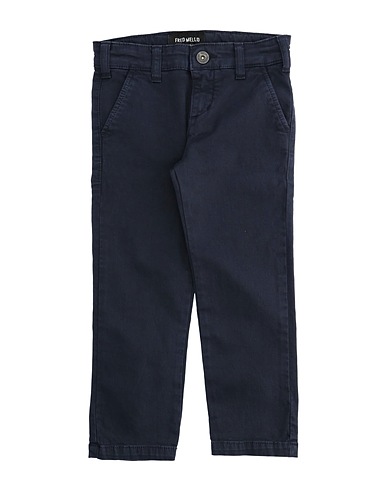 FRED MELLO Casual pants Midnight blue 98% Cotton, 2% Elastane