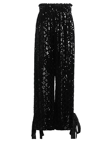 WEILI ZHENG Casual pants Black 100% Polyester
