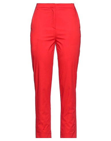 BALLANTYNE Casual trouser Red 98% Cotton, 2% Elastane