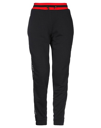 FAUSTO PUGLISI Casual trouser Black 100% Cotton