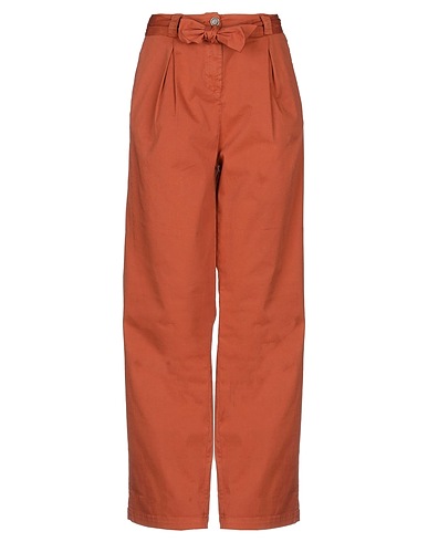 ZHELDA Casual trouser Brown 97% Cotton, 3% Elastane