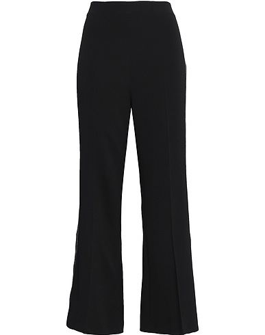 ROLAND MOURET Casual pants Black 50% Viscose, 47% Acetate, 3% Elastane