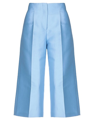 SEVENTY VENEZIA Casual trouser Sky blue 87% Cotton, 13% Polyamide