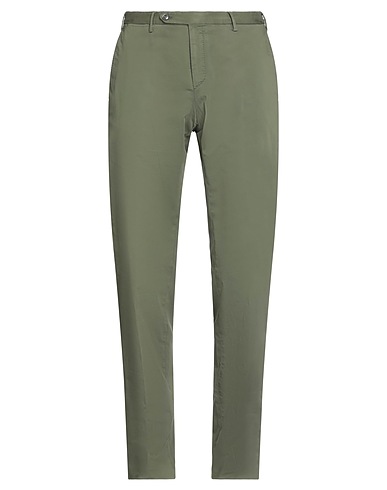 ZANELLA Casual trouser Military green 97% Cotton, 3% Elastane