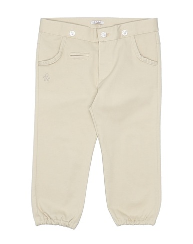 LE BEBÉ Casual pants Beige 98% Cotton, 2% Elastane