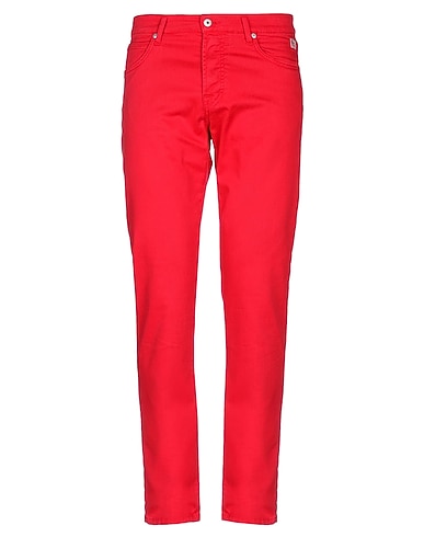 ROŸ ROGER'S Casual trouser Red 64% Cotton, 32% Lyocell, 4% Elastane
