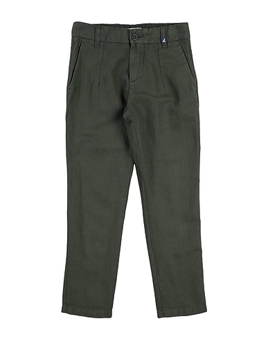 MYTHS Casual trouser Dark green 60% Cotton, 40% Linen